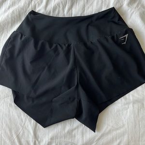 Black Gymshark Running shorts